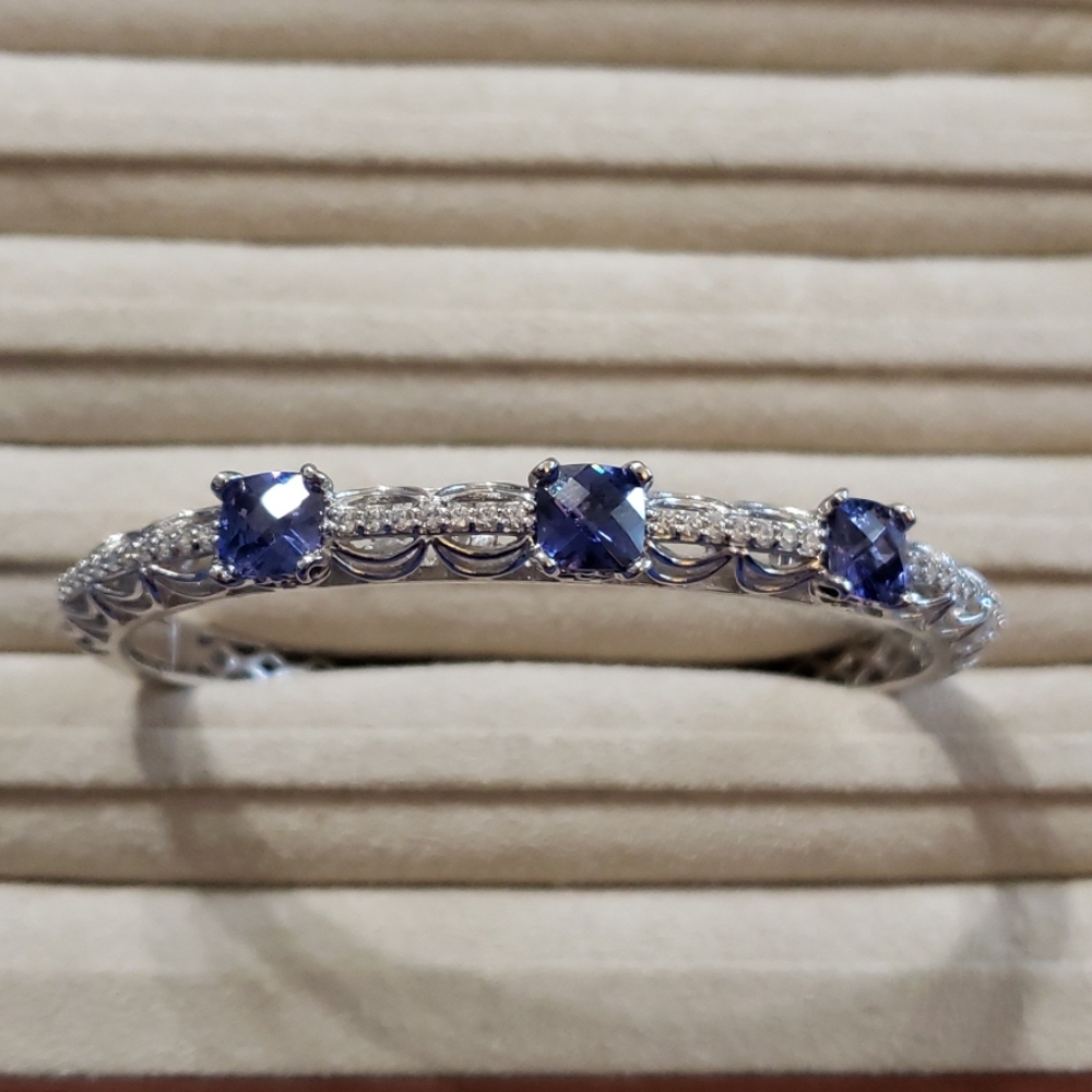Tacori Blue Topaz Sterling Silver bracelet
